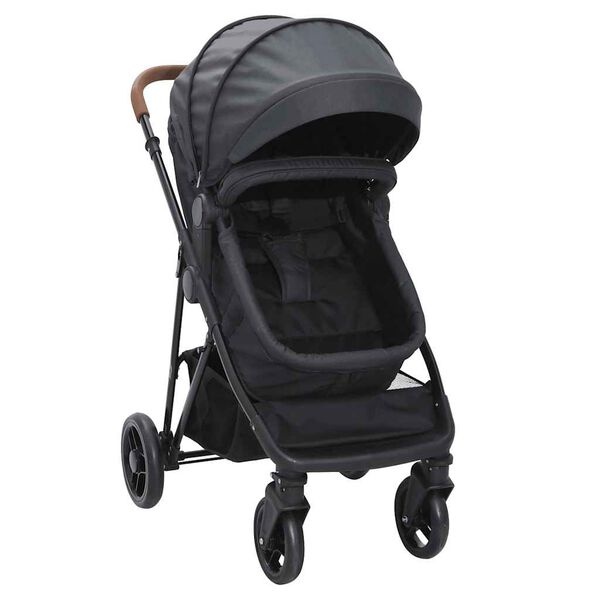 Vidaxl Poussette 2-en-1 Anthracite : Confort et Sécurité - Jusqu'à 35% de réduction