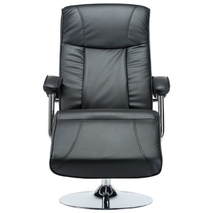Vidaxl Fauteuil TV inclinable en similicuir noir - Jusqu'à -35% d'économie