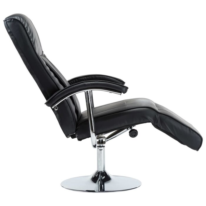 Vidaxl Fauteuil TV inclinable en similicuir noir - Jusqu'à -35% d'économie