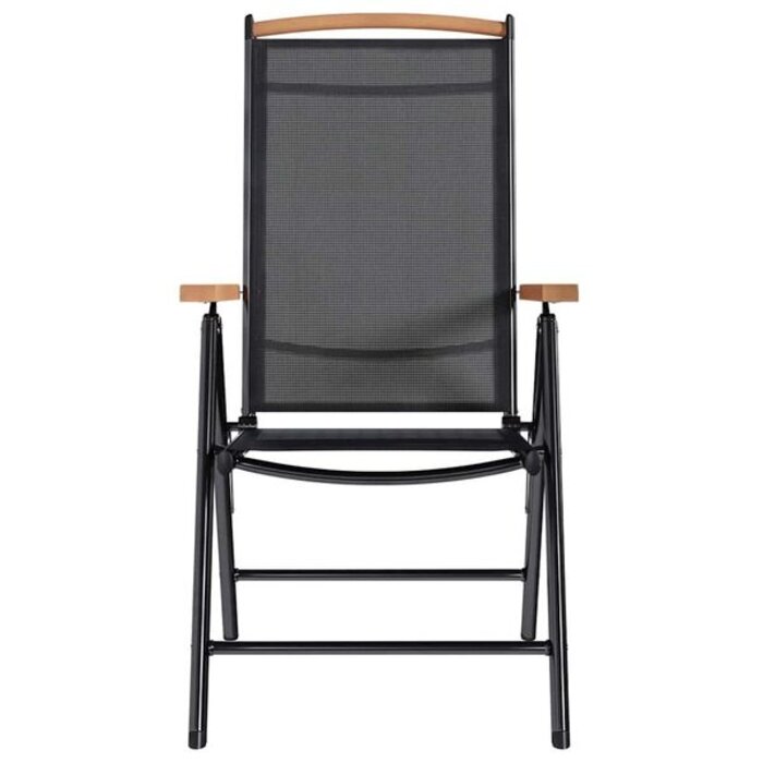 Vidaxl Lot de 4 chaises de jardin pliables en aluminium - Jusqu'à 35% de remise