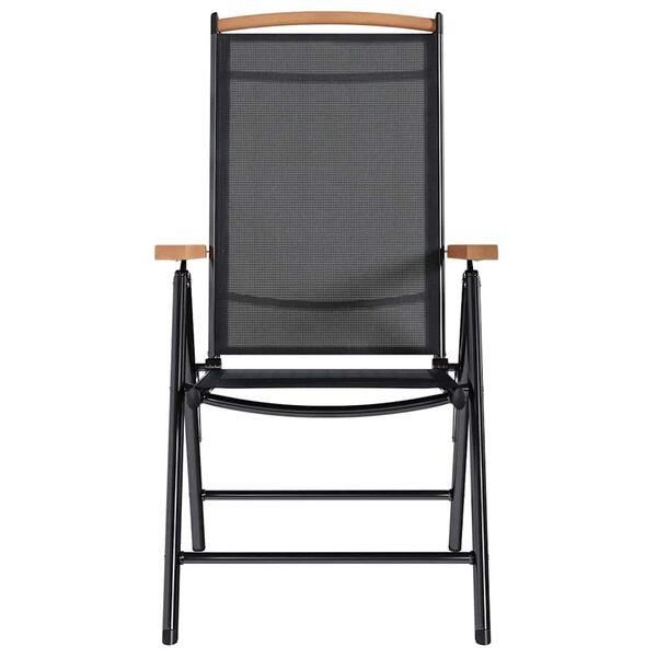 Vidaxl Lot de 4 chaises de jardin pliables en aluminium - Jusqu'à 35% de remise