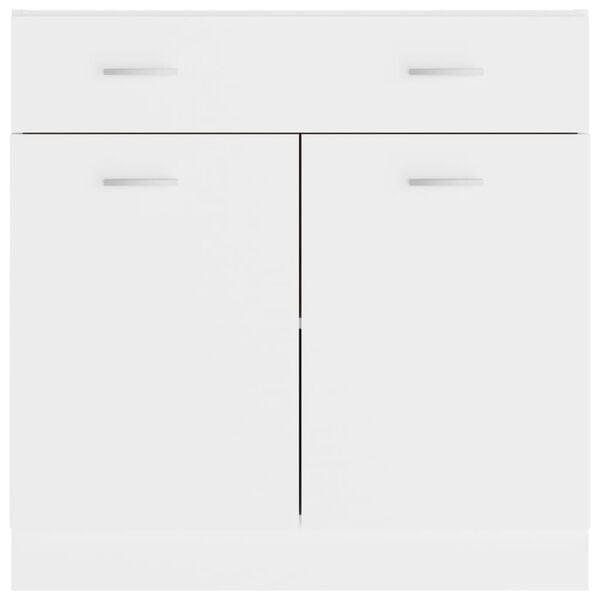 Vidaxl Meuble sous-évier Lyon blanc 80 cm - Jusqu'à -34% sur le prix d'origine