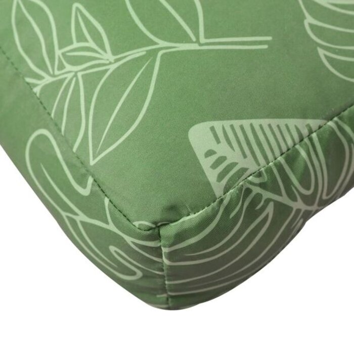 Vidaxl Lot de 2 coussins palette motif feuilles - Jusqu'à -67%