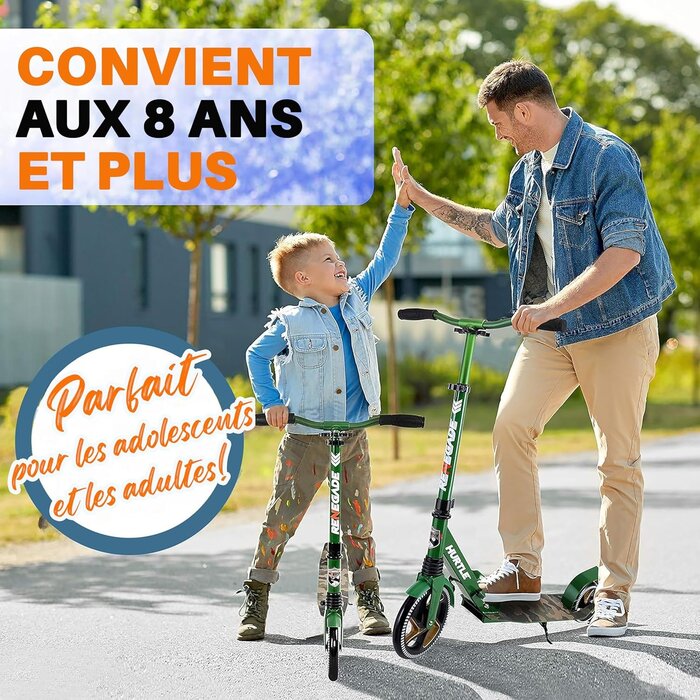 Trottinette pliable urbaine - Guidon réglable - Jusqu'à 42% de réduction