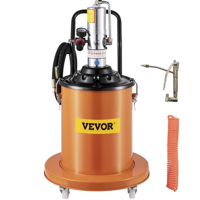Pompe à graisse pneumatique 20L avec pistolet rotatif - Jusqu'à 35% de remise