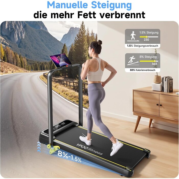 Tapis de course pliable 3-en-1 compact - Jusqu'à -35% sur votre sport à domicile
