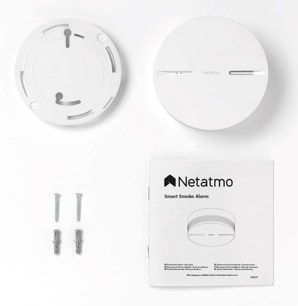Détecteur de fumée intelligent Wi-Fi - Autonomie 10 ans - Jusqu'à -34%