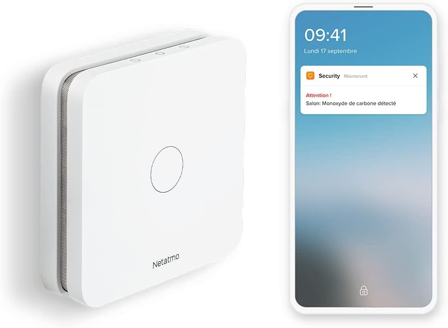 Détecteur de fumée intelligent Wi-Fi - Autonomie 10 ans - Jusqu'à -34%