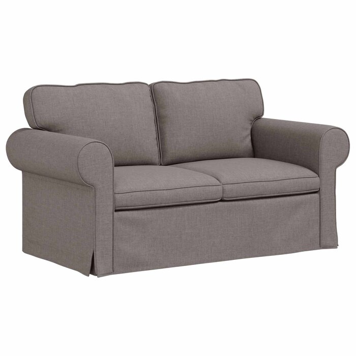 Canapé moderne en tissu taupe 155 cm - Jusqu'à -35% sur l'outlet