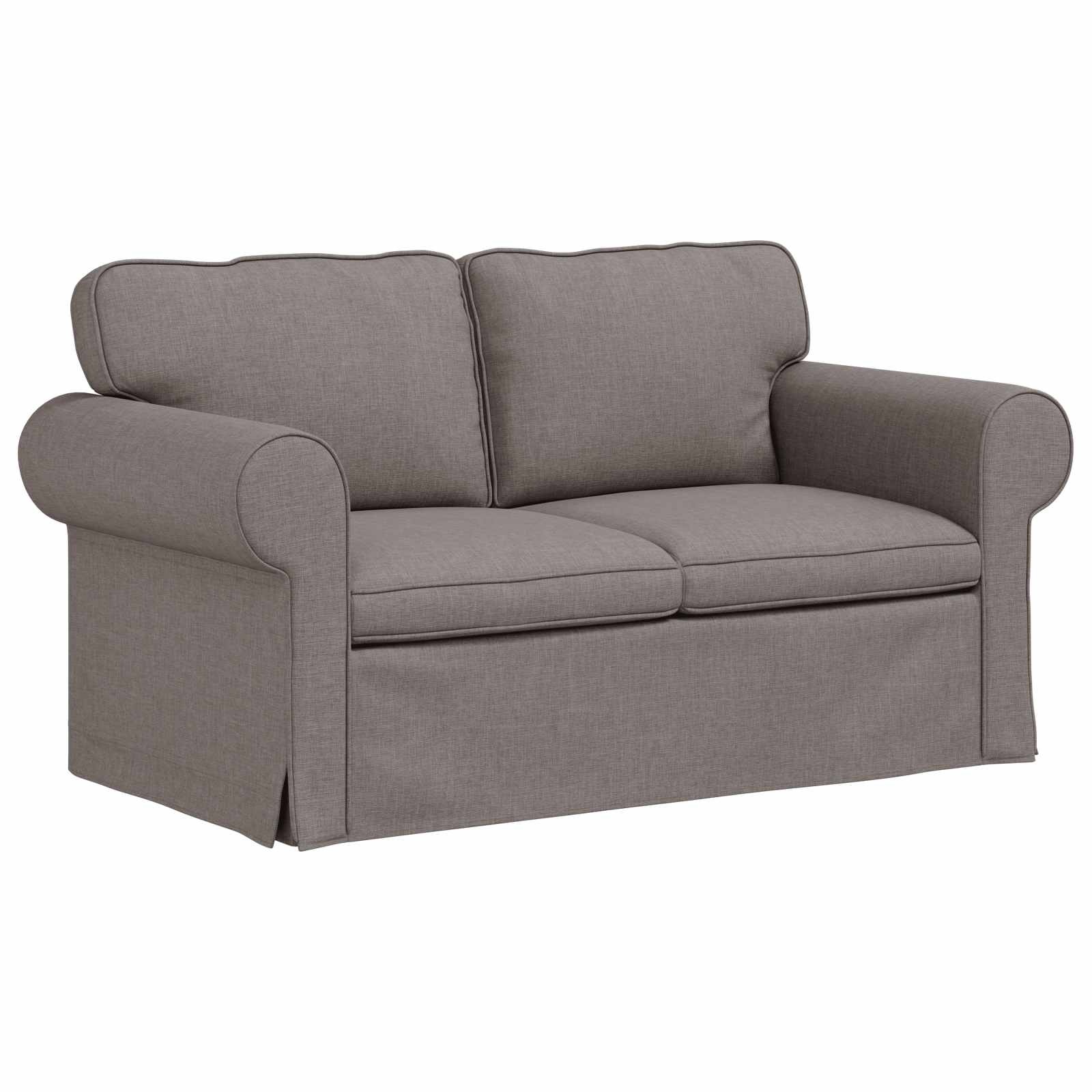 Canapé moderne en tissu taupe 155 cm - Jusqu'à -35% sur l'outlet