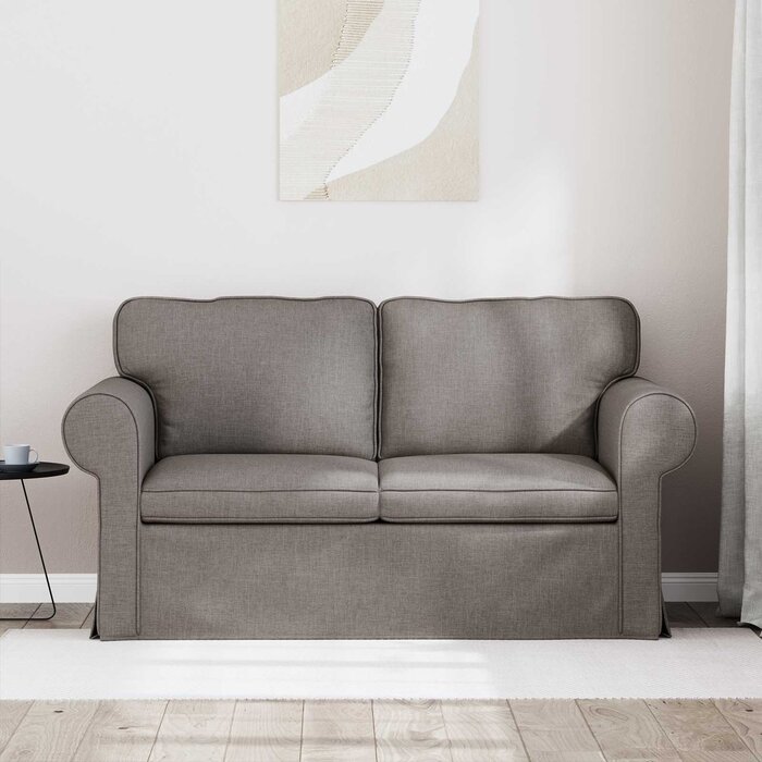 Canapé moderne en tissu taupe 155 cm - Jusqu'à -35% sur l'outlet