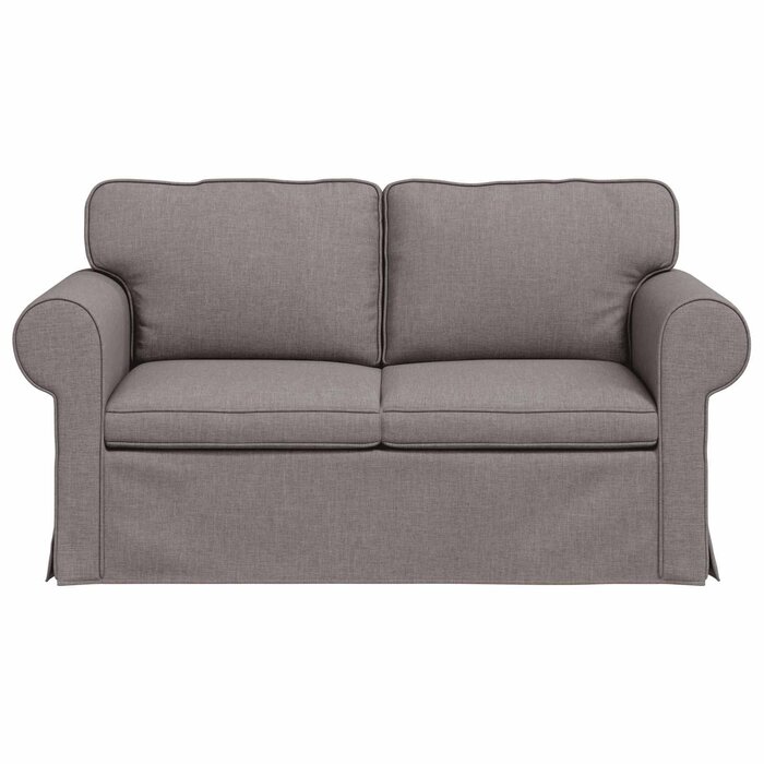 Canapé moderne en tissu taupe 155 cm - Jusqu'à -35% sur l'outlet