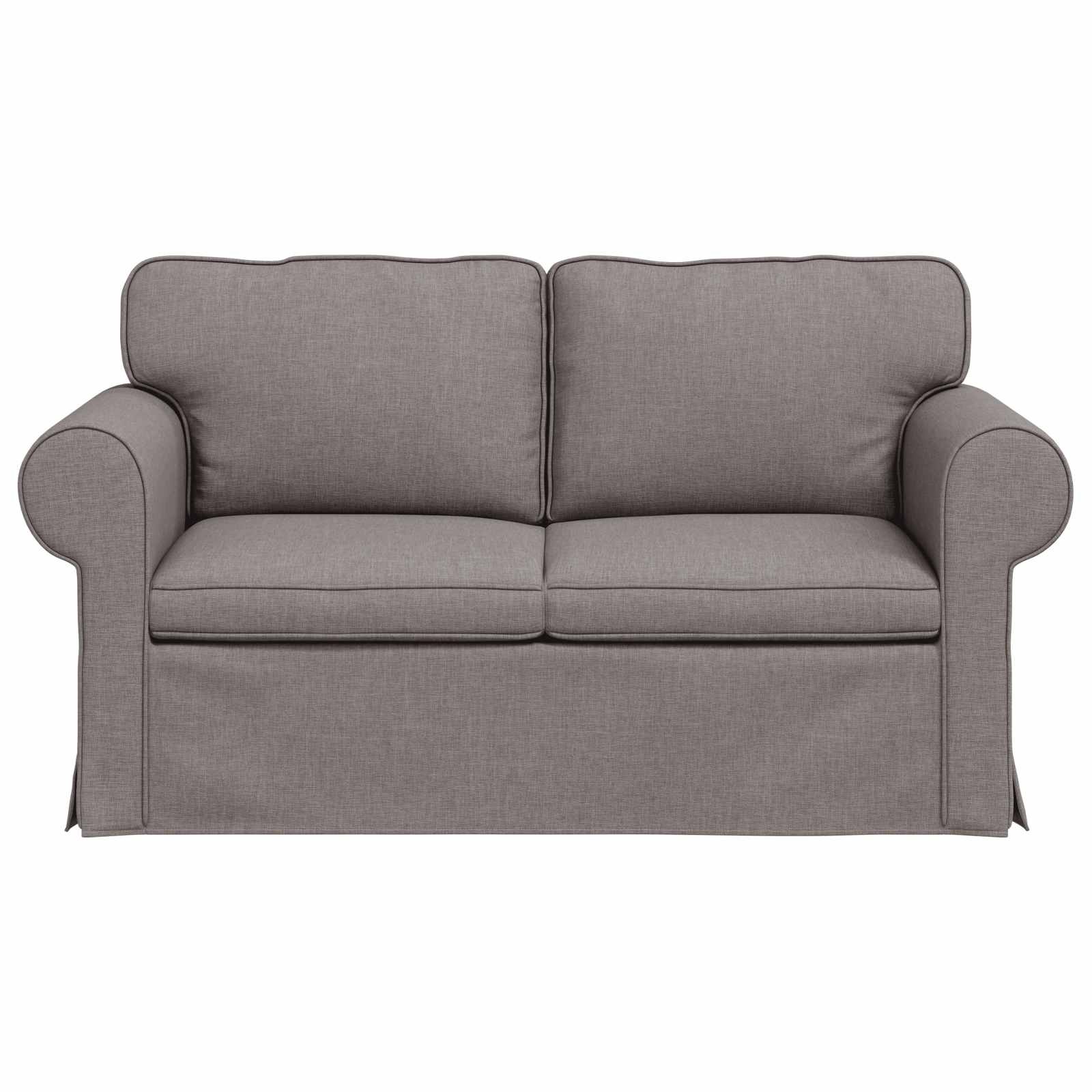 Canapé moderne en tissu taupe 155 cm - Jusqu'à -35% sur l'outlet