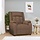 Fauteuil inclinable en tissu marron - Confort absolu - Jusqu'à 35% de remise