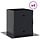 Lot de 4 pieds de poteau 121x121 mm anthracite - Jusqu'à -33%