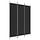 Paravent 3 panneaux 150x200 cm noir - Jusqu'à 32% de remise