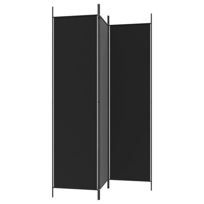 Paravent 3 panneaux 150x200 cm noir - Jusqu'à 32% de remise