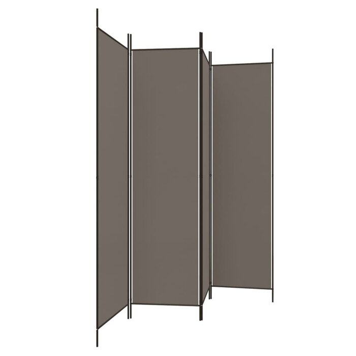 Paravent 4 panneaux 200x200 cm Anthracite - Jusqu'à -32%