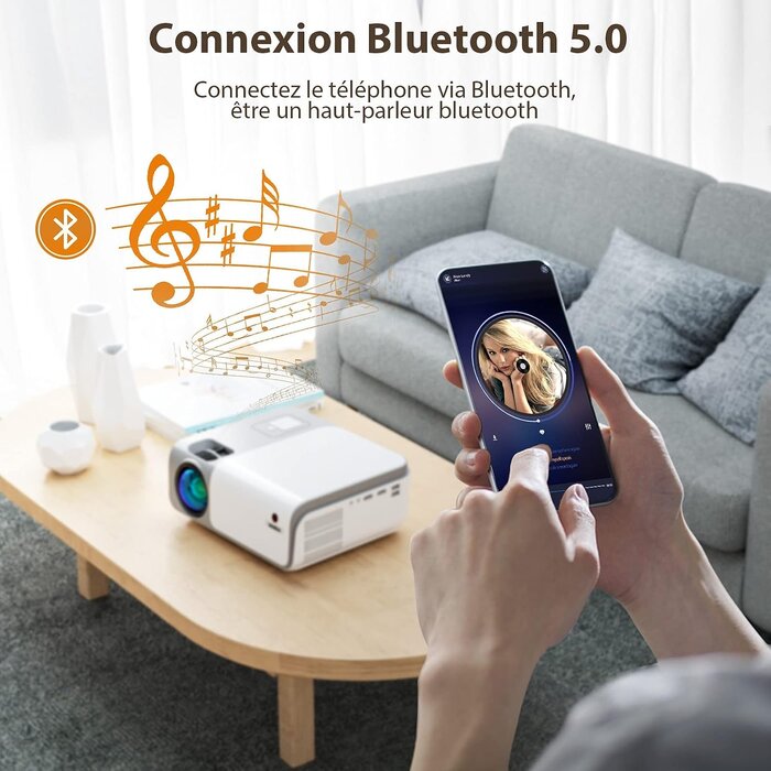 Vidéoprojecteur Full HD WiFi 5G Bluetooth - Jusqu'à -29% sur l'outlet