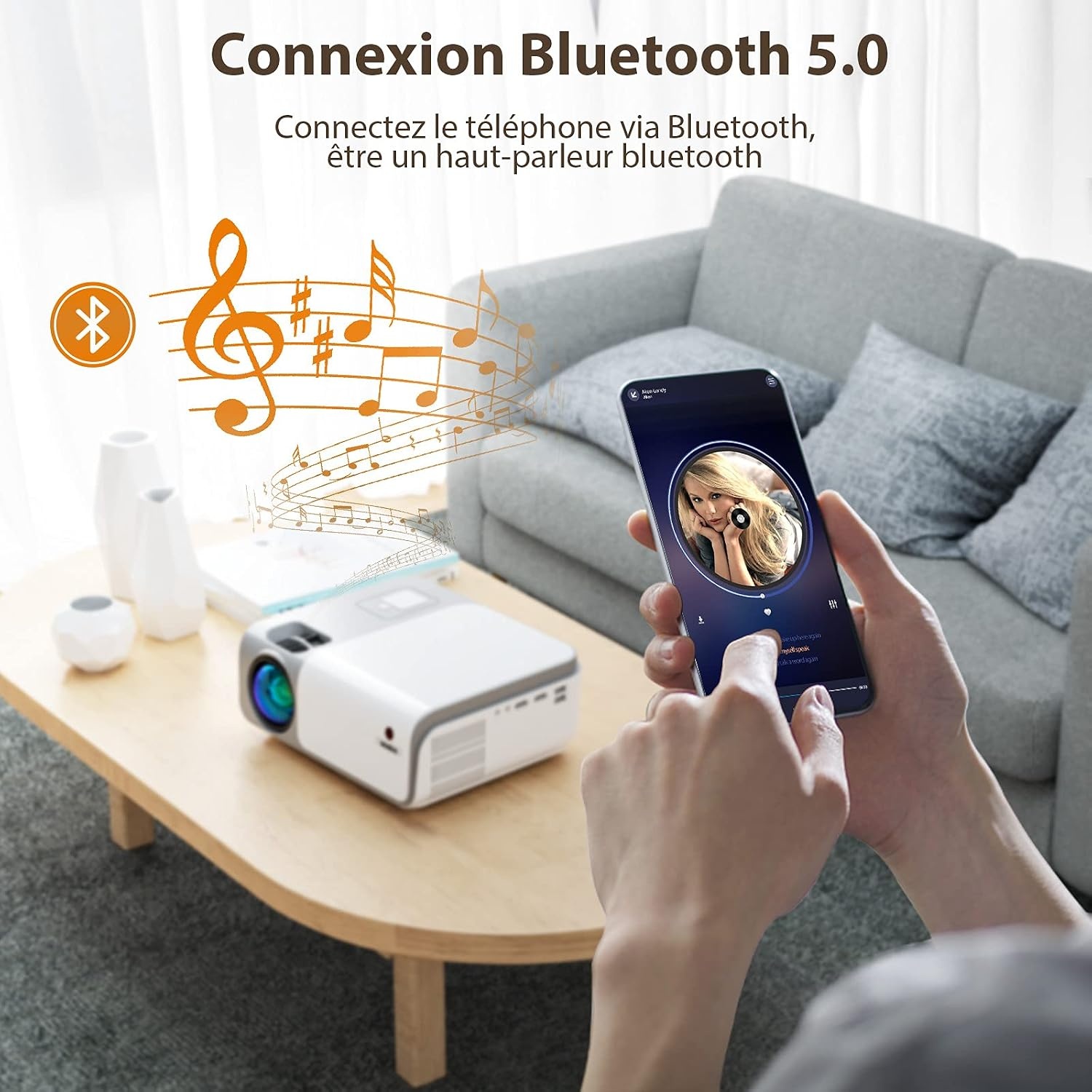 Vidéoprojecteur Full HD WiFi 5G Bluetooth - Jusqu'à -29% sur l'outlet