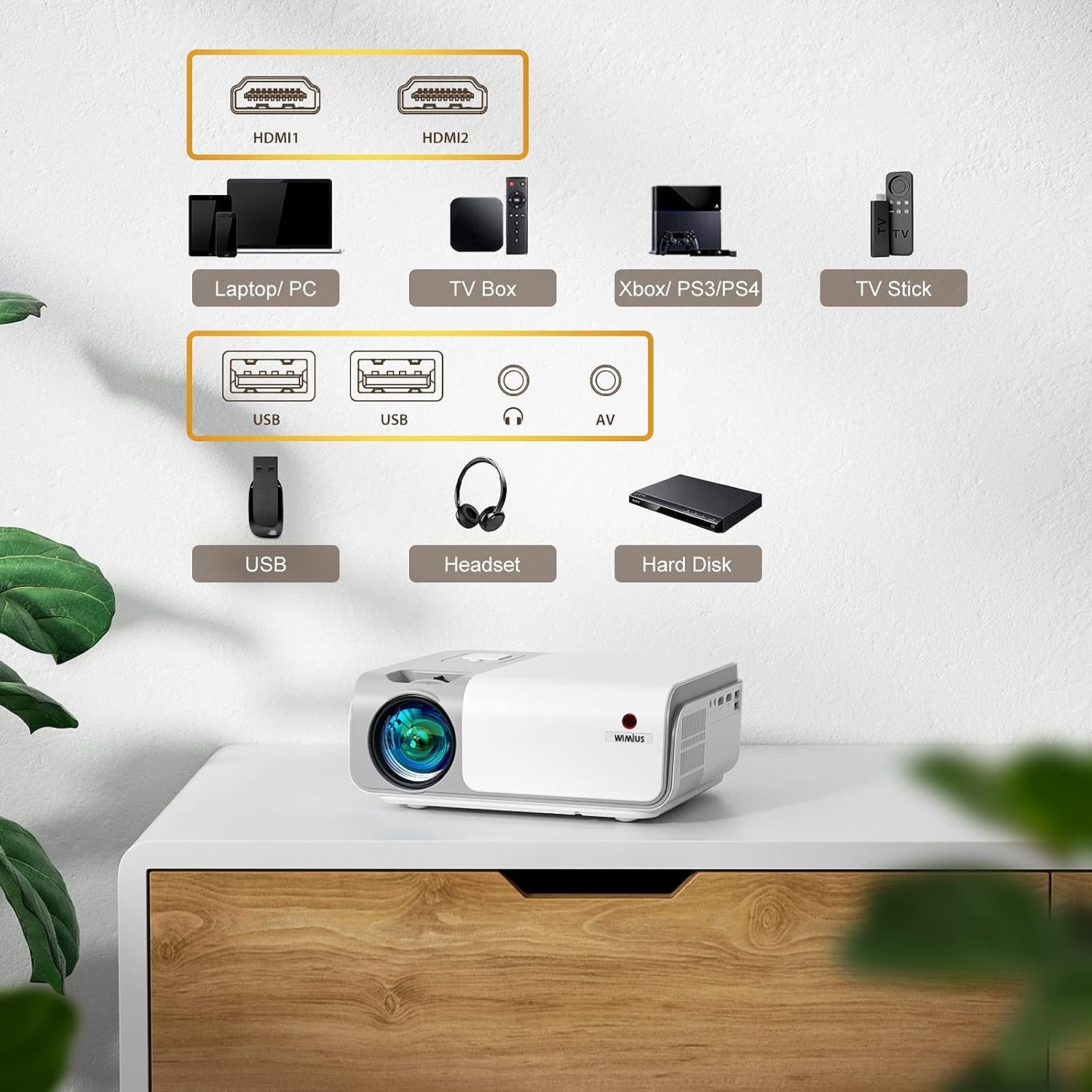 Vidéoprojecteur Full HD WiFi 5G Bluetooth - Jusqu'à -29% sur l'outlet