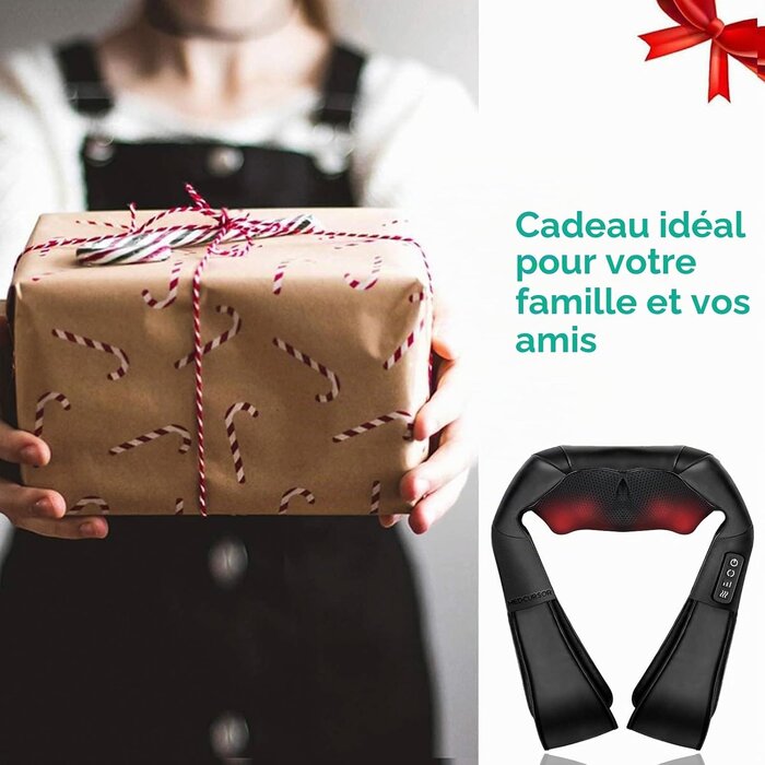 Appareil de massage Shiatsu 3D avec chaleur - Jusqu'à 32% de remise