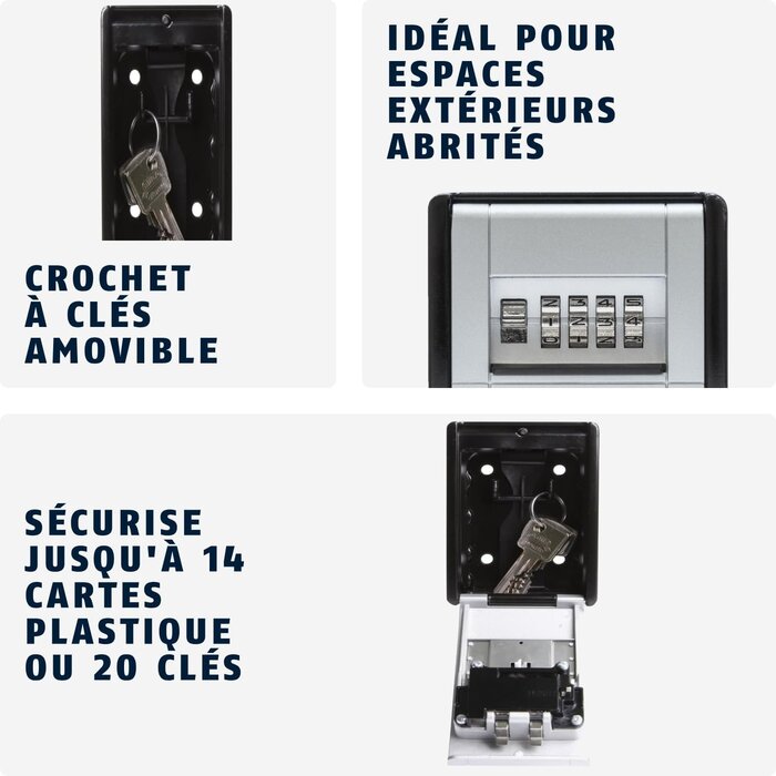 Boîtier à clés mural avec code 4 chiffres - Jusqu'à 32% de remise