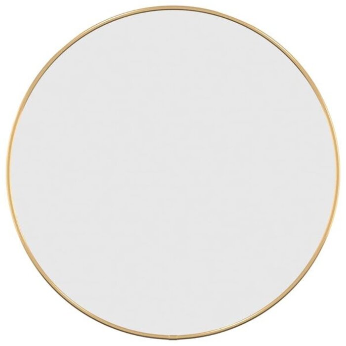 Miroir mural rond doré Ø50 cm - Jusqu'à 32% de remise