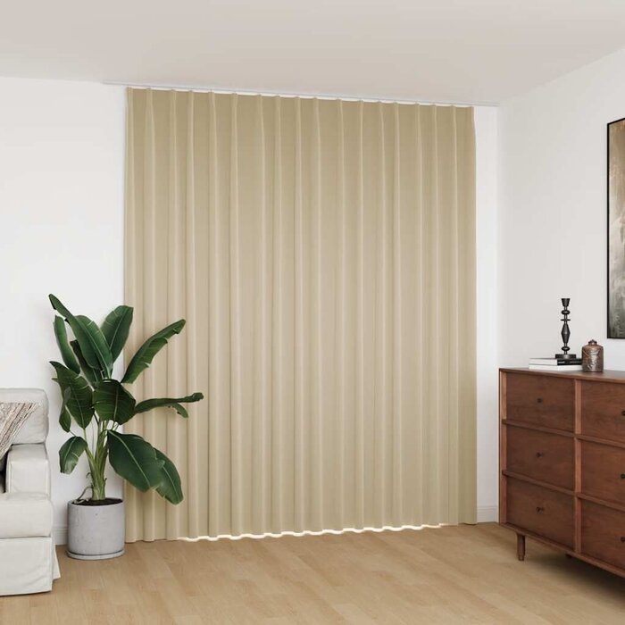 Rideau occultant beige 290 x 245 cm - Jusqu'à -34% de remise