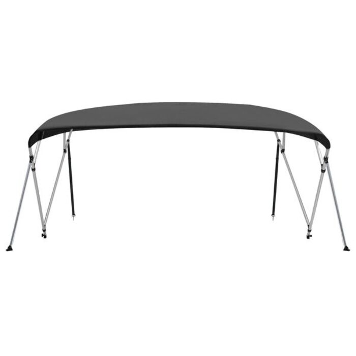 Bimini de bateau 4 arceaux anthracite - Jusqu'à 35% de remise