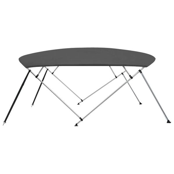 Bimini de bateau 4 arceaux anthracite - Jusqu'à 35% de remise