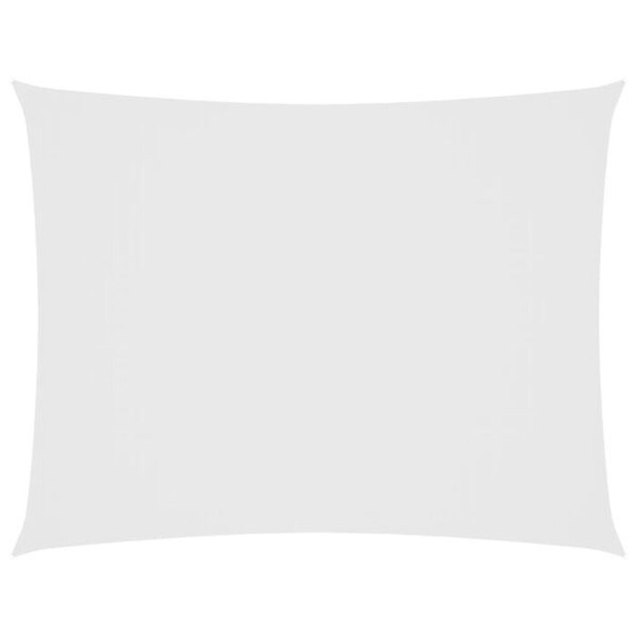Voile d'ombrage 3x4 m Oxford Blanc - Jusqu'à -33% sur votre terrasse