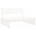 Banc central de jardin en pin massif blanc - Jusqu'à -35%