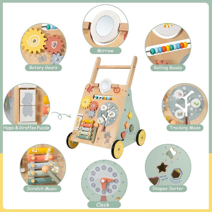 Chariot de marche Montessori en bois - Jusqu'à -34% sur nos retours
