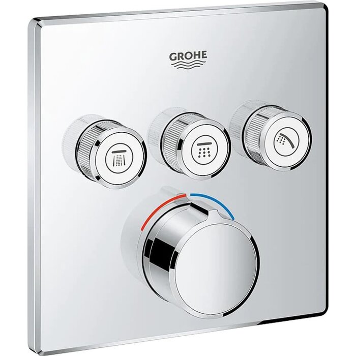 Mitigeur douche encastrable SmartControl carré - Jusqu'à 30% de remise