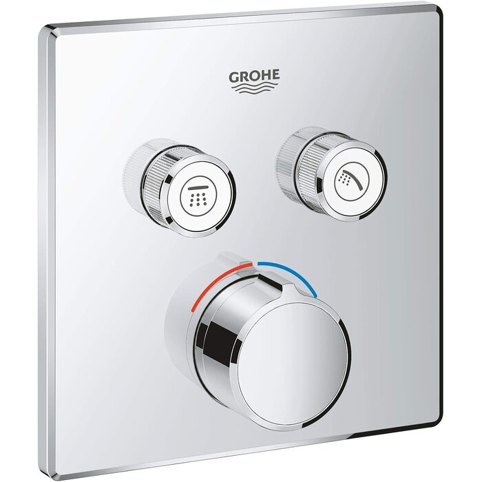 Mitigeur douche encastrable SmartControl carré - Jusqu'à 30% de remise