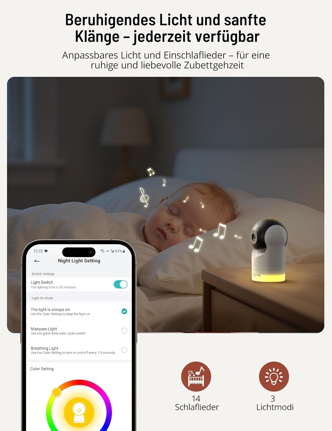 Babyphone 2K UHD avec 2 caméras et écran 5 pouces - Jusqu'à -35% d'économie