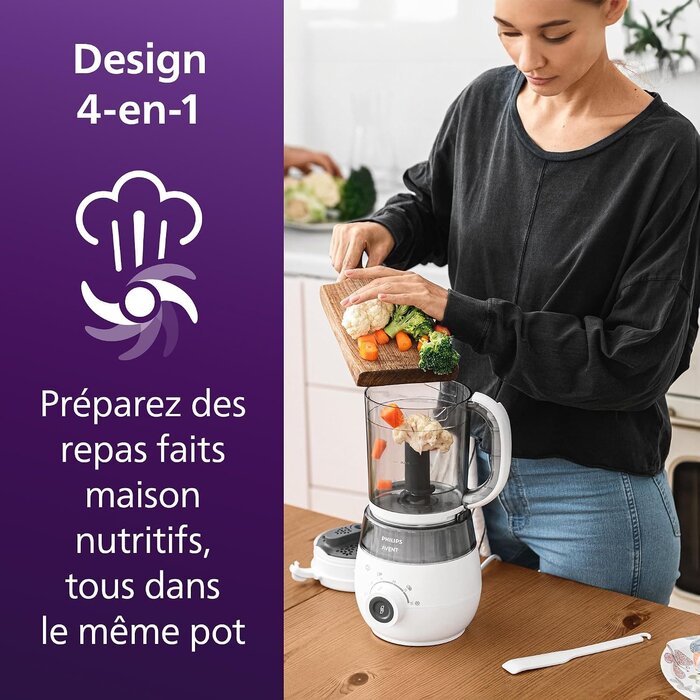 Robot cuiseur bébé 4-en-1 - 1L - Jusqu'à -35% sur votre exemplaire