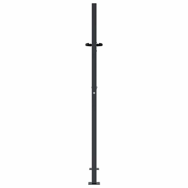 Portillon de jardin design 105x155 cm - Acier anthracite - Jusqu'à -35%