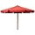 Parasol en bois terracotta 330 cm - Jusqu'à 35% de remise