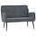 Banquette en velours gris foncé - Jusqu'à 34% de remise