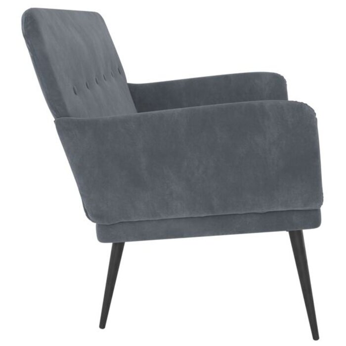 Vidaxl Banquette en velours gris foncé - Jusqu'à 34% de remise