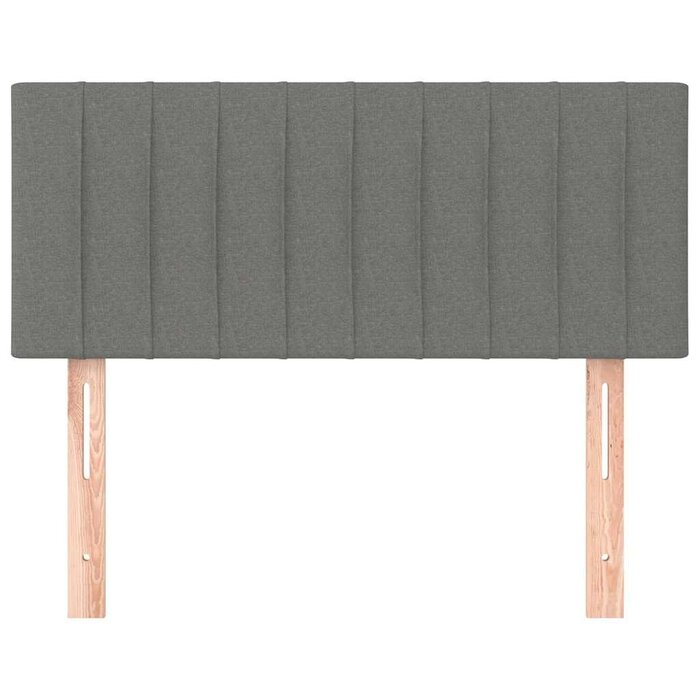 Vidaxl Tête de lit en tissu gris foncé 100cm - Jusqu'à -33% sur l'outlet