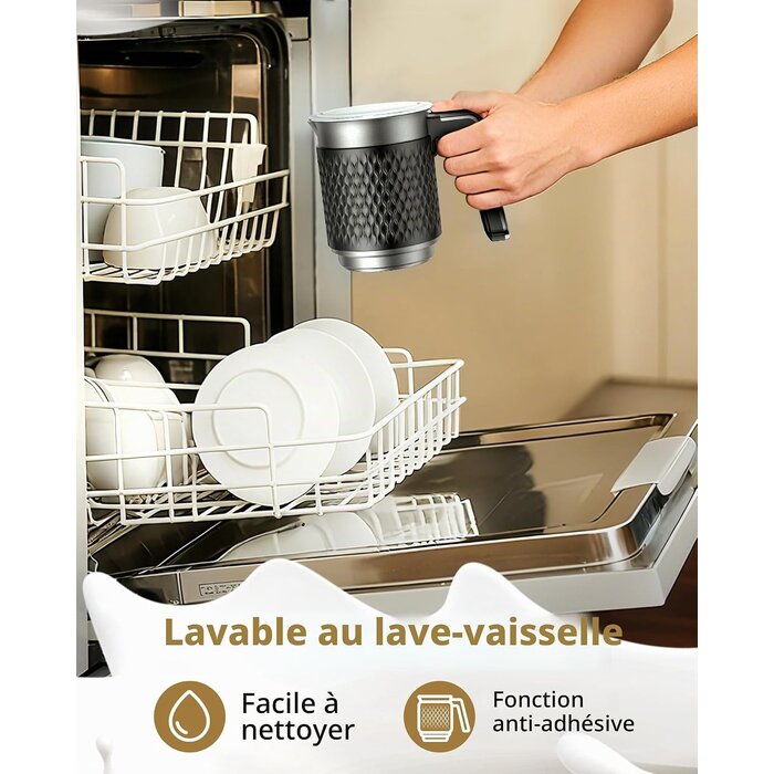 Mousseur à lait électrique 5-en-1 - Jusqu'à 33% de réduction