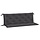 Lot de 2 coussins de jardin anthracite 150x50x7cm - 54% de remise