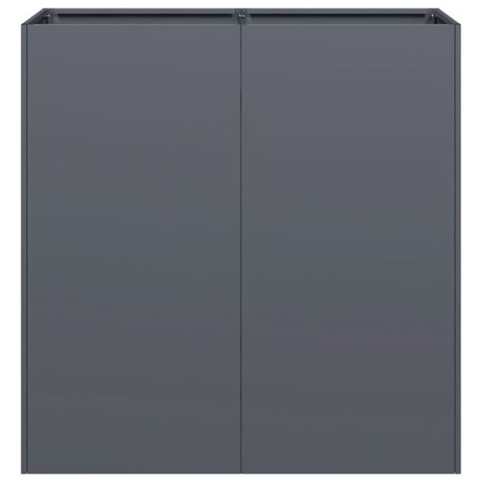 Vidaxl Jardinière surélevée en acier anthracite 80x40x80cm - Jusqu'à 34% de remise