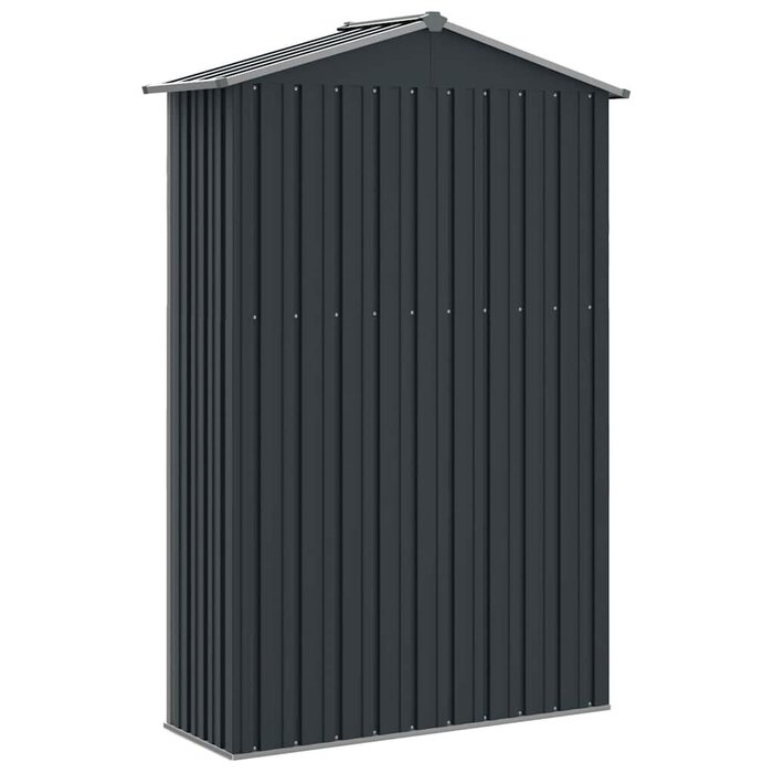 Vidaxl Abri de jardin en acier galvanisé gris - Jusqu'à 35% de réduction