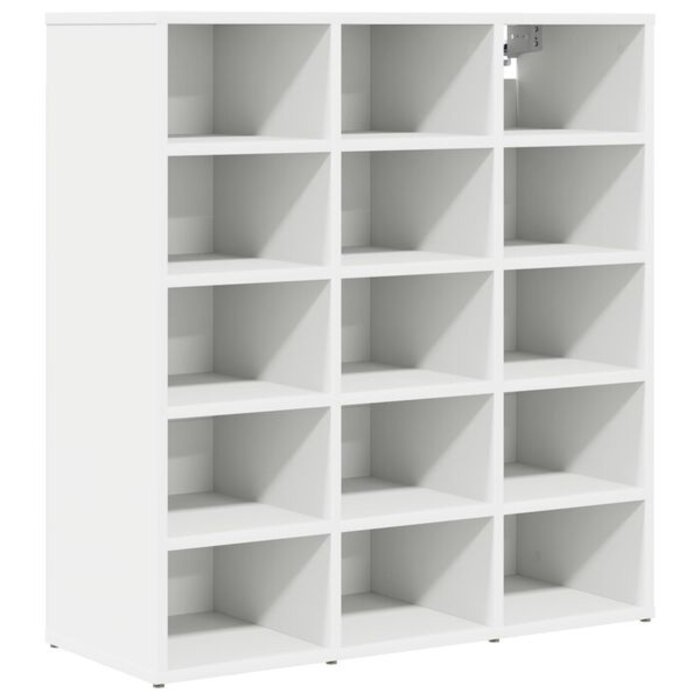 Vidaxl Meuble à chaussures moderne blanc - Jusqu'à 34% de remise