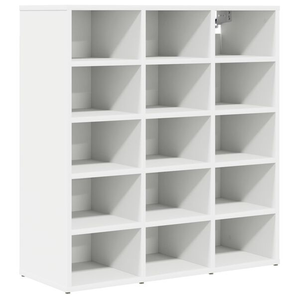 Vidaxl Meuble à chaussures moderne blanc - Jusqu'à 34% de remise