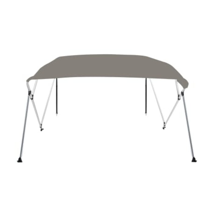 Vidaxl Bimini bateau 4 arceaux gris 243x196cm - Jusqu'à -35% sur l'outlet